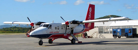 Airplane in Antigua