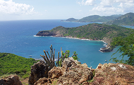 View over Shirley Heights